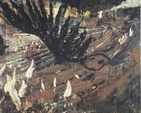 Ансельм Кифер-Икар- 1981г.290х360 Смешанная техника,холст